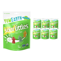 YumEarth Sour Littles front-pack shot, organic tangy candy for everyday snacking.
