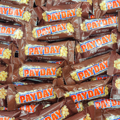 Individually wrapped PayDay bars preserve freshness for on-the-go snacking.