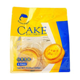 Yummy99 Egg Tarts Snack package with six individually wrapped mini cakes for on-the-go