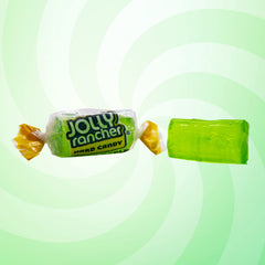 YUMMYLAND Jolly Racher Green Apple hard candy packaging on shelf showcases bulk value