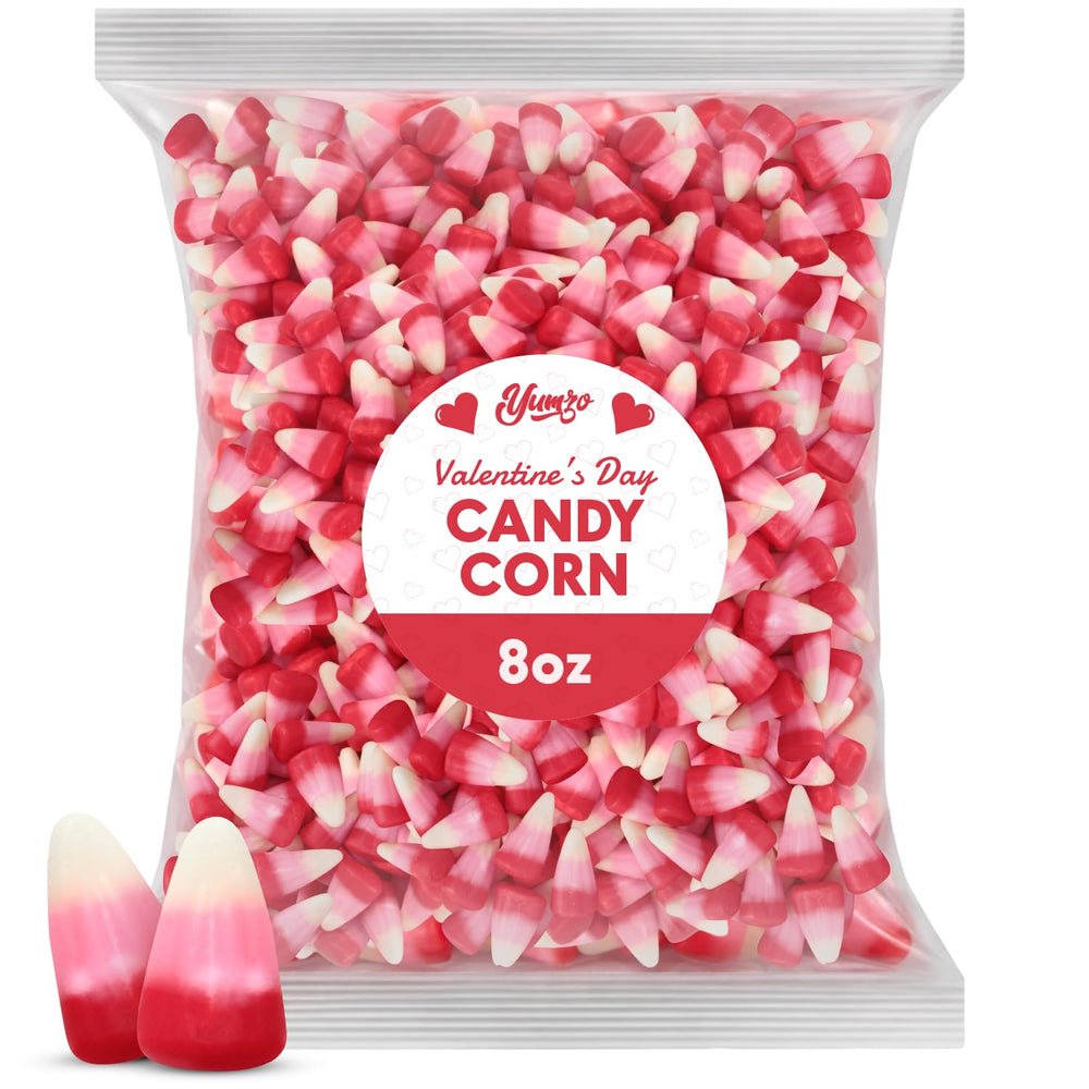 Yumzo Candy Corn Bulk Pack on a display shelf, ready for sharing