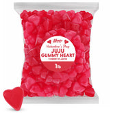 Yumzo JuJu Hearts Cherry gummy heart for Valentines Day sharing.