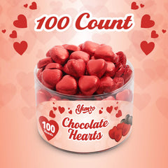 Yumzo Valentines Day heart candies in bulk for parties and favors.