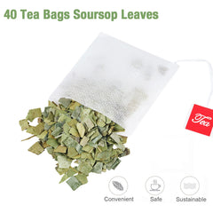 YUNHAHA soursop-leaf-tea-bag close-up ready to brew