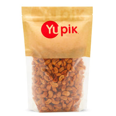 Yupik BBQ Cashews bag front view with smoky aroma and protein-friendly snack.