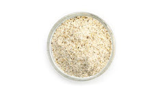 Yupik buckwheat flour in a mixing bowl for batter