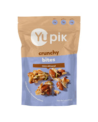 Yupik Coco Almond Crunchy Bites close-up, coconut and almonds for on-the-go snacking.