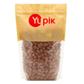 Yupik dry roasted almonds in a bowl showing a crunchy, oil-free snack with protein boost.