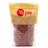 Yupik goji berries bag close-up, perfect for quick snacking.