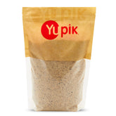 Yupik hazelnut meal packaging highlighting gluten-free and vegan attributes
