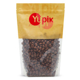 Yupik milk chocolate covered raisins hero image for movie nights and gatherings.