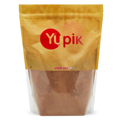 Yupik natural cocoa powder pack shot showing unsweetened, gluten-free formula.