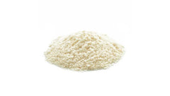 Yupik organic brown rice flour ingredients closeup shows whole grain, non-GMO composition