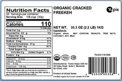 Yupik Organic Cracked Freekeh in a cooking pot boosting soups and sides.
