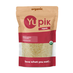 Yupik Organic Oat Bran bag; gluten-free fiber source for baking