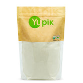 Yupik Organic Oat Flour bag on shelf, gluten-free baking-ready.