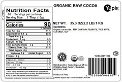 Yupik Organic Raw Cacao Nibs closeup texture ideal as a topping