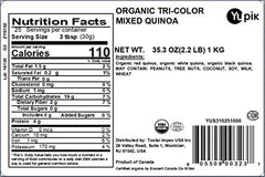 Yupik Organic Tri-Color Quinoa in a cooking pot for fluffy grains