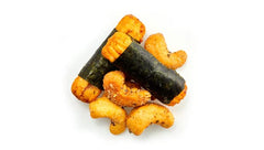 Yupik Sushi Cashew Mix dried seaweed flakes highlighting fusion flavors for umami snacking.