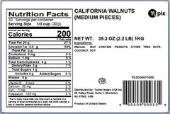 Yupik halved and quartered walnuts add crisp texture to salads