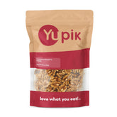 Yupik raw California walnuts halves and pieces, protein and iron source.