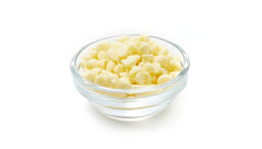 Yupik white chocolate chips baking setup with chips ready to mix.