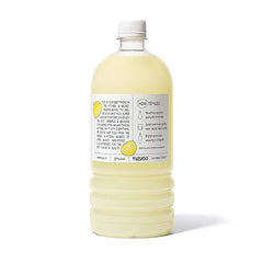 Close-up of YUZUCO Yuzu Super Juice label showcasing premium citrus notes