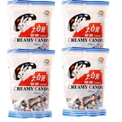Z. Emma White Rabbit Creamy Candy 4-pack, creamy milk candy ideal for sharing