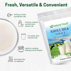 Z Natural Foods powder in a coffee mug for a rich, creamy beverage.