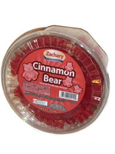 Zachary Cinnamon Bears in a resealable tub for on-the-go snacking.