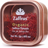 Zaffrus saffron threads 1g pack for vibrant saffron rice and flavorful dishes.