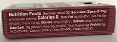 Close-up of Zagarese licorice pellets highlighting natural color and clean ingredients.