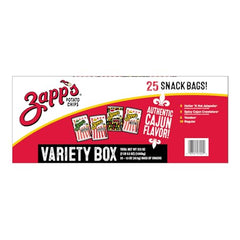 Zapp's Spicy Cajun Crawtator chips in a 1.5 oz bag, zesty heat.
