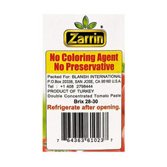 Zarrin tomato paste sauce in pot showing ready-to-use base for pasta or stews