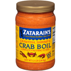 Zatarain's Crawfish Shrimp Crab Boil bag ready for bold seafood boils.