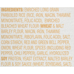 Zatarain's Gumbo Mix roux with peppers close-up showcases bold base flavors.