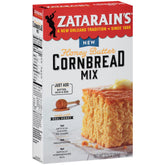 Zatarain's Honey Butter Cornbread Mix pack – convenient six-pack for quick family meals