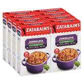 Zatarain's Jambalaya box front, convenient pantry staple for quick weeknight meals.