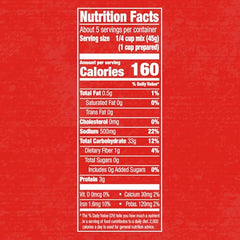 Long grain parboiled rice with vegetables in Zatarain's Jambalaya for fluffy texture