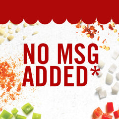 Zatarain's mix ingredients close-up highlighting red pepper and garlic