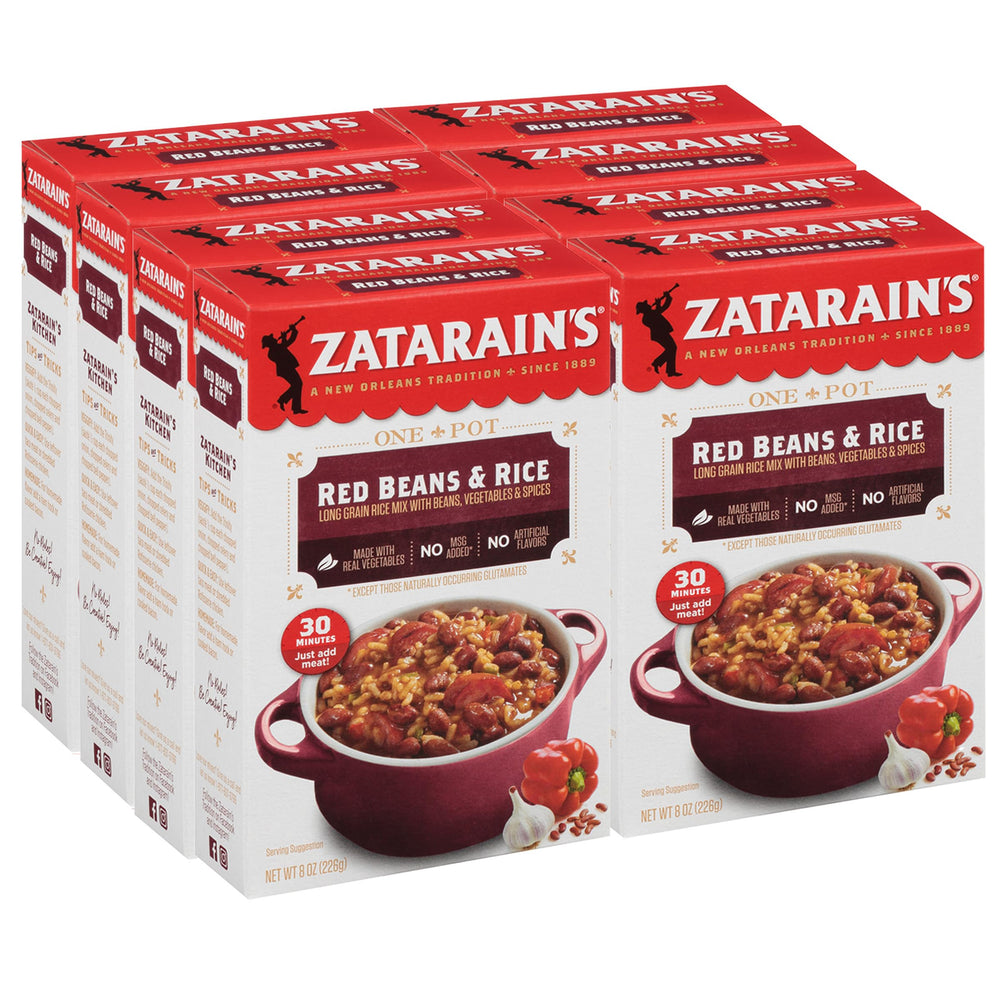 Zatarain's Red Beans & Rice front-pack ready for quick weeknight dinner.
