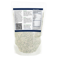 Close-up of Zatural Hemp Hearts shows creamy white hearts for smoothies.