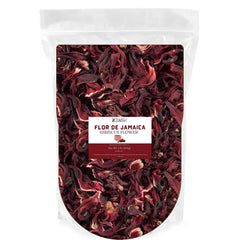 ZAVBE hibiscus dried flowers close-up showing vibrant color for tea.
