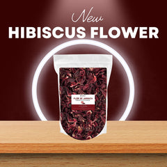 ZAVBE Hibiscus Tea whole flowers and petals for a visually rich, fruity-tart cup.