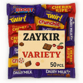 ZAYKIR Cadbary bulk bag ready for events and gifting.