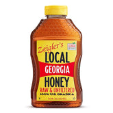 Zeigler's Local Georgia Honey bottle front view, showcasing pure Georgia sweetness