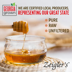 Zeigler's Wildflower Honey 32oz tea sweetener for warm cups.