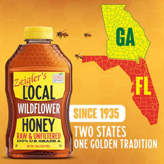 Zeigler's Wildflower Honey 32oz yogurt drizzle for a natural flavor boost.