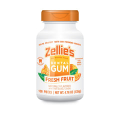 Zellie's 100-count chewing gum pack for on-the-go fresh breath