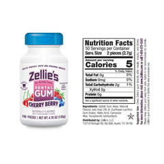 Zellie's packaging and dispensing container ideal for on-the-go gum use.